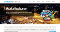 Desktop Screenshot of developerinfotek.com